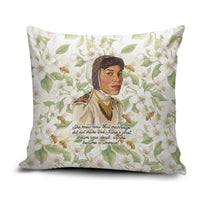 Zora Neale Hurston Pillow Cover Floral Illustration Featuring Janie’s Dream from Their Eyes Were Watching God - Wonder Print Shop