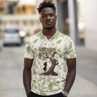 Zora Neale Hurston Polo Shirt Floral Illustration Featuring Janie’s Dream from Their Eyes Were Watching God - Wonder Print Shop