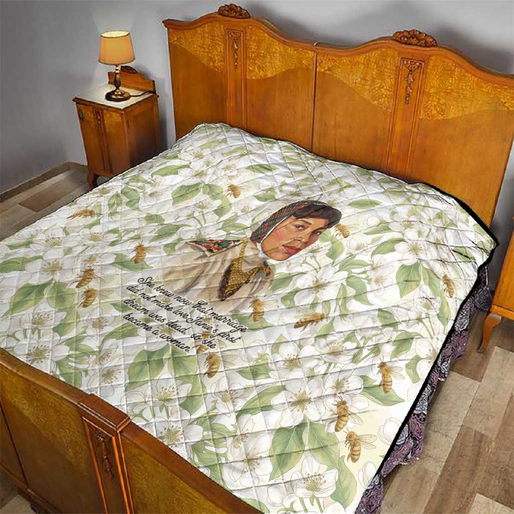 Zora Neale Hurston Quilt Floral Illustration Featuring Janie’s Dream from Their Eyes Were Watching God - Wonder Print Shop