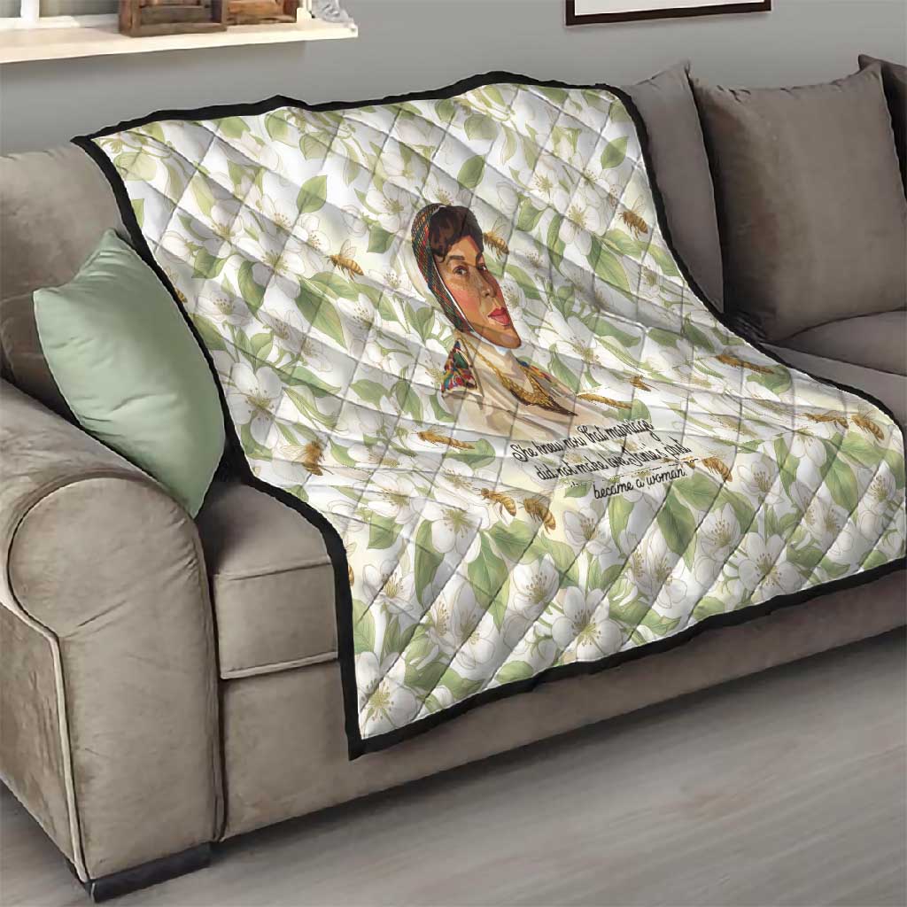 Zora Neale Hurston Quilt Floral Illustration Featuring Janie’s Dream from Their Eyes Were Watching God - Wonder Print Shop