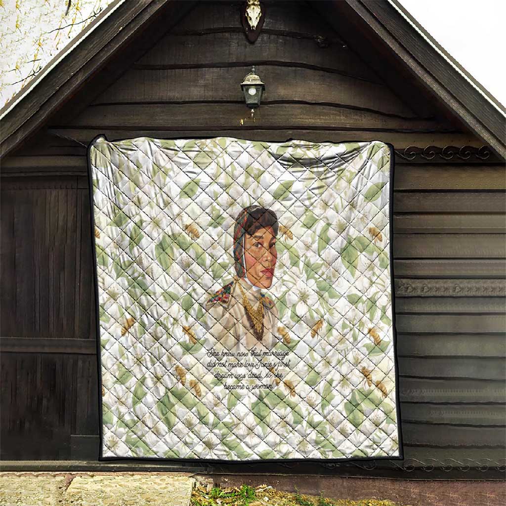 Zora Neale Hurston Quilt Floral Illustration Featuring Janie’s Dream from Their Eyes Were Watching God - Wonder Print Shop