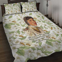 Zora Neale Hurston Quilt Bed Set Floral Illustration Featuring Janie’s Dream from Their Eyes Were Watching God - Wonder Print Shop
