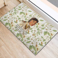 Zora Neale Hurston Rubber Doormat Floral Illustration Featuring Janie’s Dream from Their Eyes Were Watching God - Wonder Print Shop