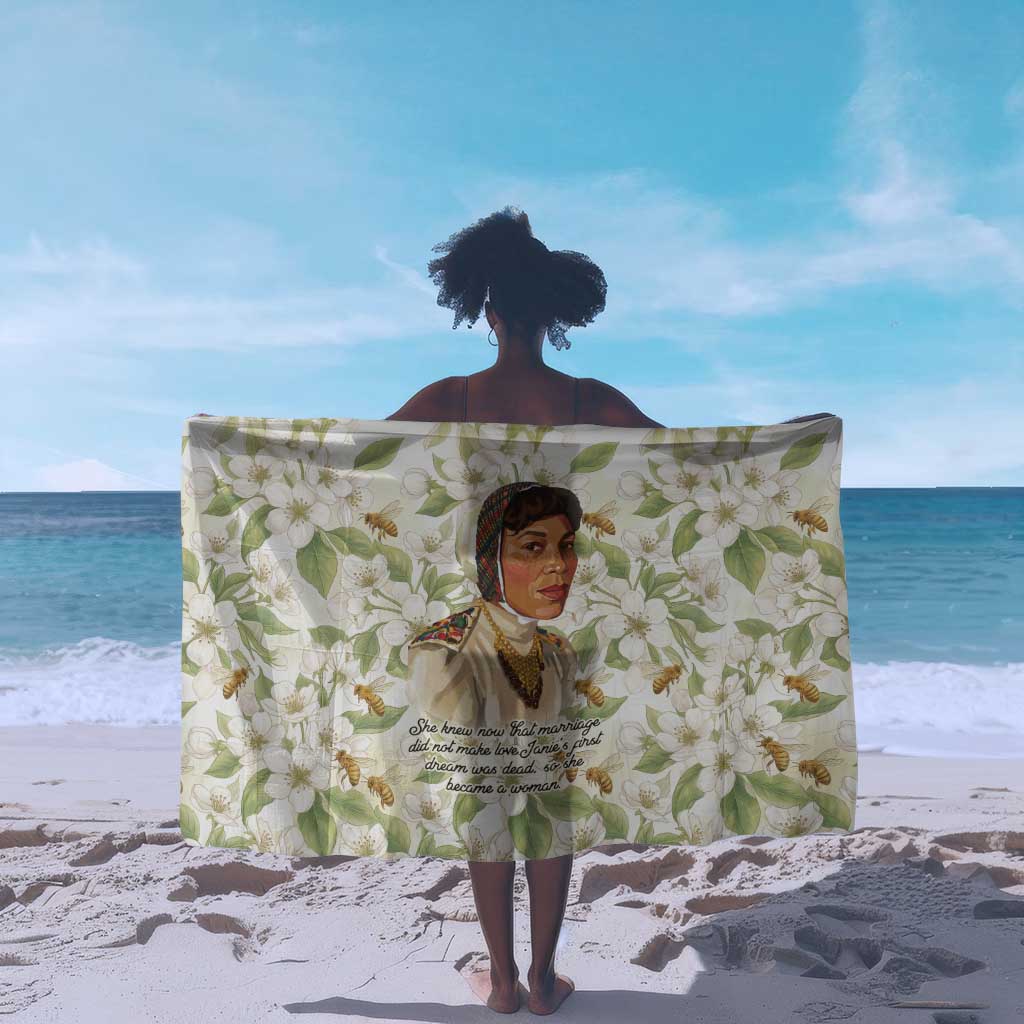 Zora Neale Hurston Sarong Floral Illustration Featuring Janie’s Dream from Their Eyes Were Watching God - Wonder Print Shop