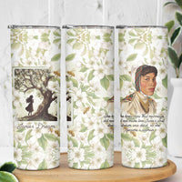 Zora Neale Hurston Skinny Tumbler Floral Illustration Featuring Janie’s Dream from Their Eyes Were Watching God - Wonder Print Shop