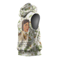 Zora Neale Hurston Sleeveless Hoodie Floral Illustration Featuring Janie’s Dream from Their Eyes Were Watching God - Wonder Print Shop