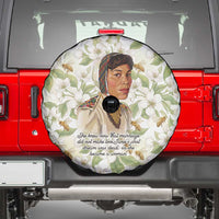 Zora Neale Hurston Spare Tire Cover Floral Illustration Featuring Janie’s Dream from Their Eyes Were Watching God - Wonder Print Shop
