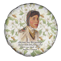 Zora Neale Hurston Spare Tire Cover Floral Illustration Featuring Janie’s Dream from Their Eyes Were Watching God - Wonder Print Shop