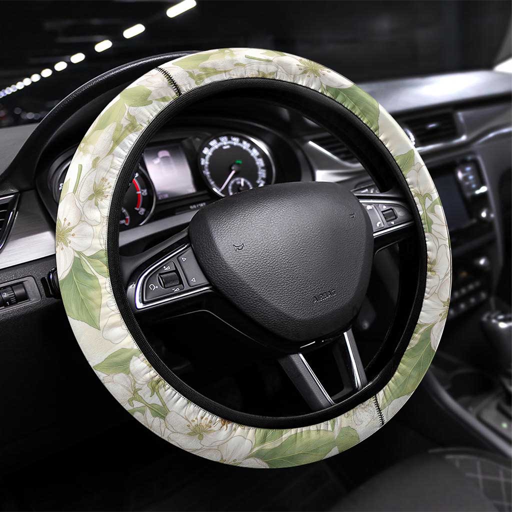 Zora Neale Hurston Steering Wheel Cover Floral Illustration Featuring Janie’s Dream from Their Eyes Were Watching God - Wonder Print Shop