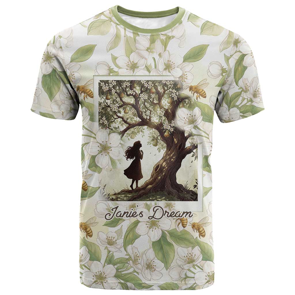 Zora Neale Hurston T shirt Floral Illustration Featuring Janie’s Dream from Their Eyes Were Watching God - Wonder Print Shop