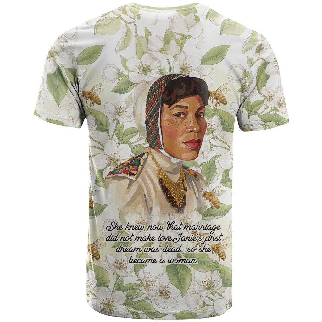 Zora Neale Hurston T shirt Floral Illustration Featuring Janie’s Dream from Their Eyes Were Watching God - Wonder Print Shop