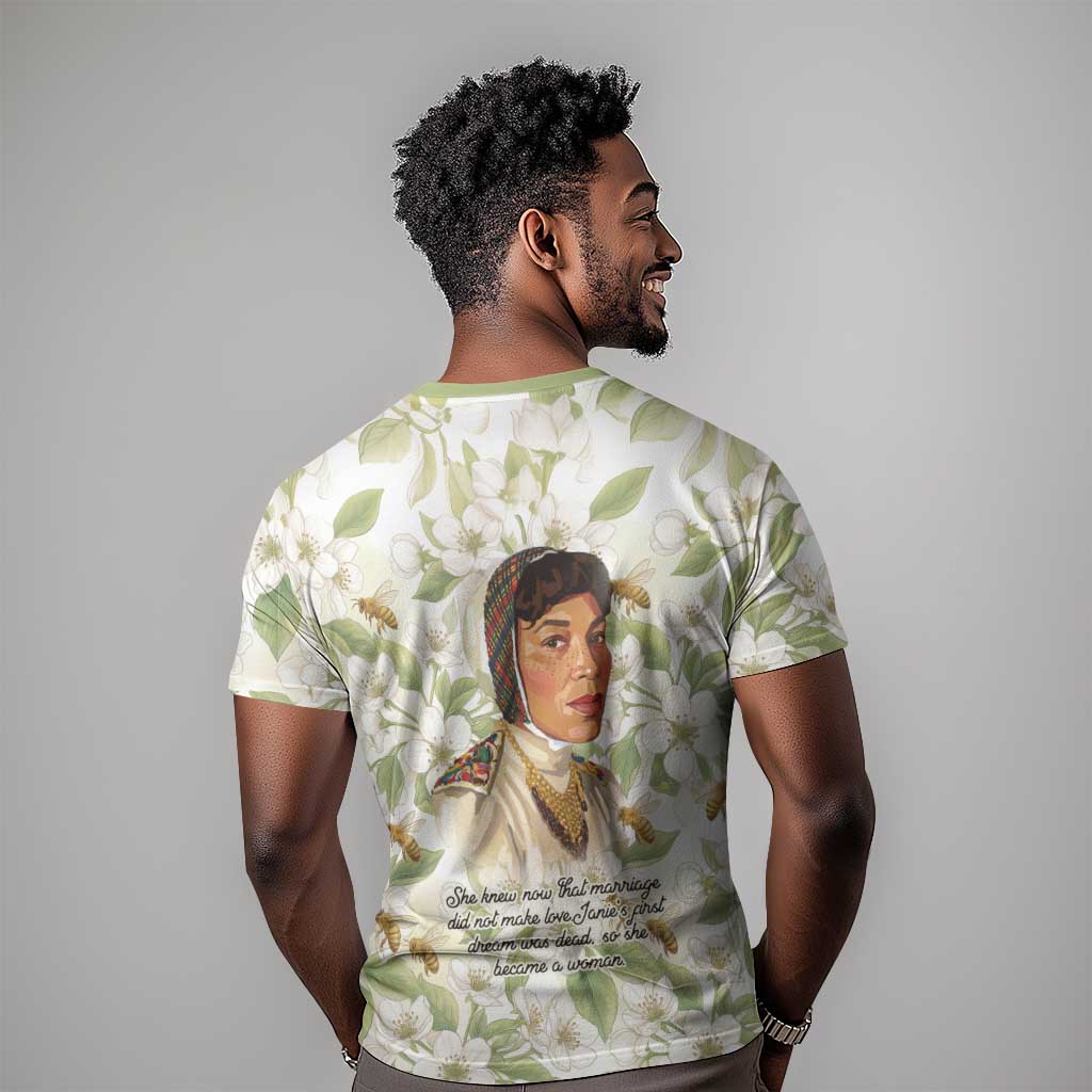 Zora Neale Hurston T shirt Floral Illustration Featuring Janie’s Dream from Their Eyes Were Watching God - Wonder Print Shop
