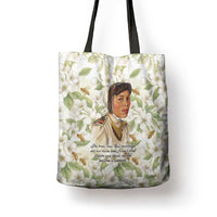 Zora Neale Hurston Tote Bag Floral Illustration Featuring Janie’s Dream from Their Eyes Were Watching God - Wonder Print Shop