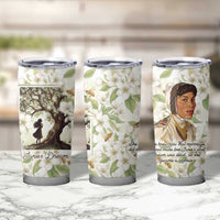 Zora Neale Hurston Tumbler Cup Floral Illustration Featuring Janie’s Dream from Their Eyes Were Watching God - Wonder Print Shop