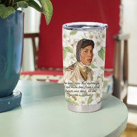 Zora Neale Hurston Tumbler Cup Floral Illustration Featuring Janie’s Dream from Their Eyes Were Watching God - Wonder Print Shop