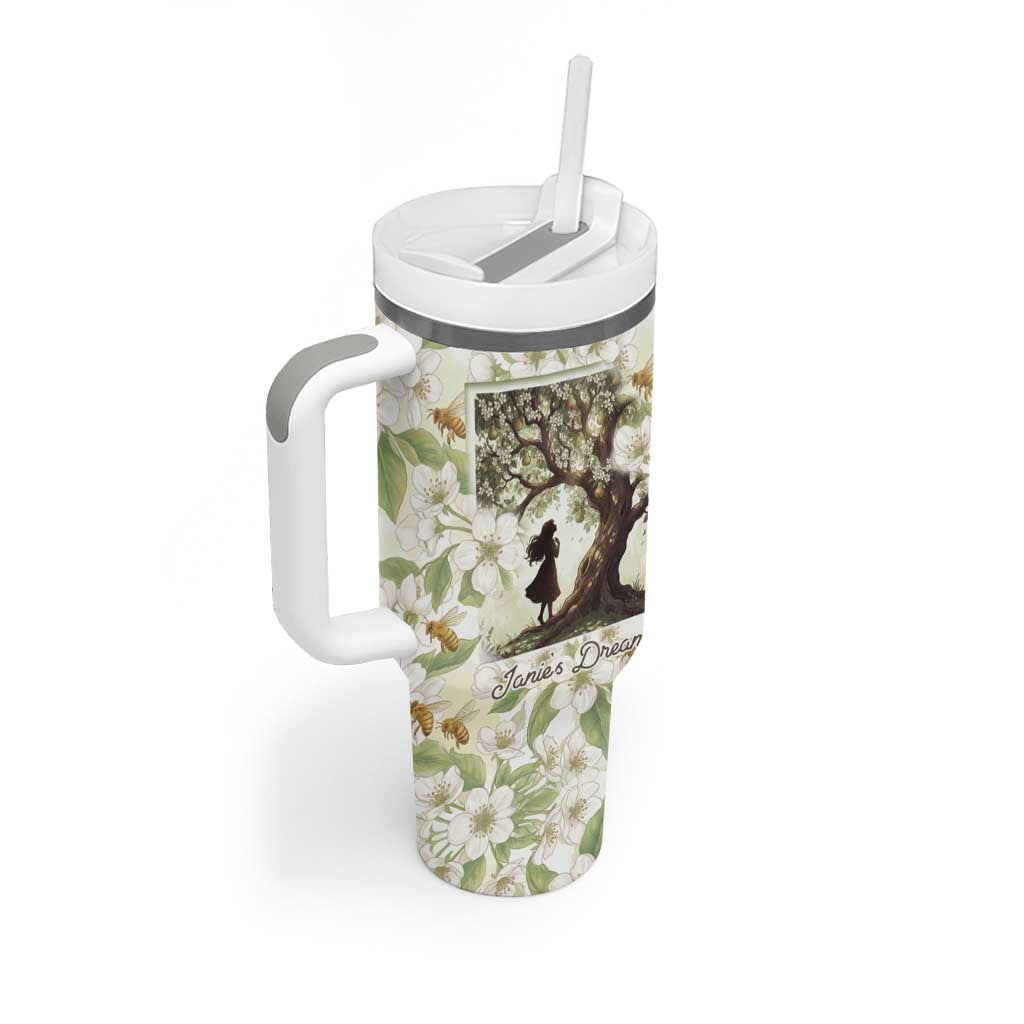 Zora Neale Hurston Tumbler With Handle Floral Illustration Featuring Janie’s Dream from Their Eyes Were Watching God - Wonder Print Shop