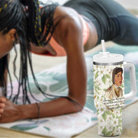 Zora Neale Hurston Tumbler With Handle Floral Illustration Featuring Janie’s Dream from Their Eyes Were Watching God - Wonder Print Shop
