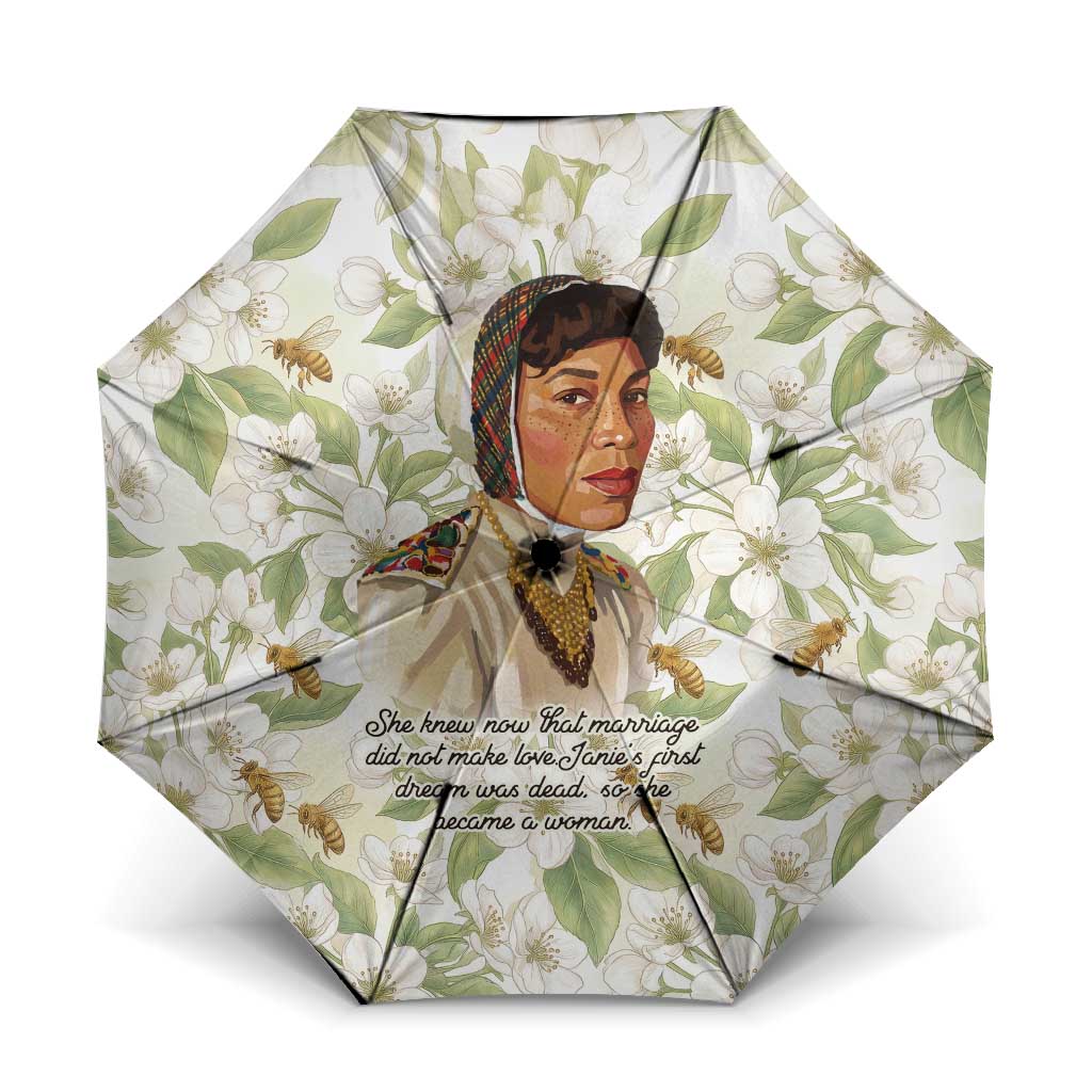 Zora Neale Hurston Umbrella Floral Illustration Featuring Janie’s Dream from Their Eyes Were Watching God - Wonder Print Shop