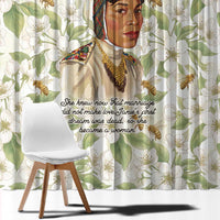 Zora Neale Hurston Window Curtain Floral Illustration Featuring Janie’s Dream from Their Eyes Were Watching God - Wonder Print Shop