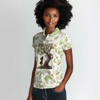 Zora Neale Hurston Women Polo Shirt Floral Illustration Featuring Janie’s Dream from Their Eyes Were Watching God - Wonder Print Shop