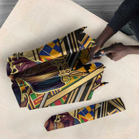 Zora Neale Hurston Umbrella Bold Kente and Art Deco Pattern - I Am Not Tragically Colored - Wonder Print Shop