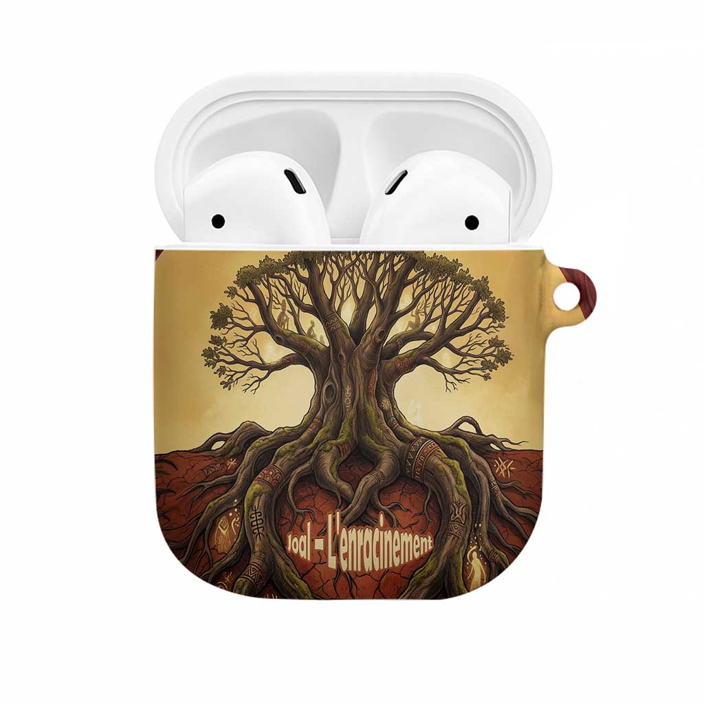 Léopold Sédar Senghor AirPods Case Sacred Baobab Tree Design African Roots and Symbols Theme Negritude Movement - Wonder Print Shop