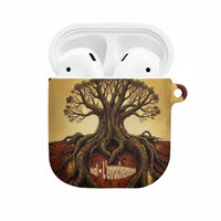 Léopold Sédar Senghor AirPods Case Sacred Baobab Tree Design African Roots and Symbols Theme Negritude Movement - Wonder Print Shop