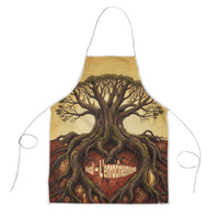 Léopold Sédar Senghor Apron Sacred Baobab Tree Design African Roots and Symbols Theme Negritude Movement - Wonder Print Shop