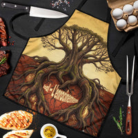 Léopold Sédar Senghor Apron Sacred Baobab Tree Design African Roots and Symbols Theme Negritude Movement - Wonder Print Shop
