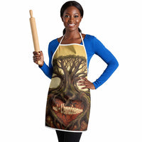 Léopold Sédar Senghor Apron Sacred Baobab Tree Design African Roots and Symbols Theme Negritude Movement - Wonder Print Shop