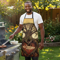 Léopold Sédar Senghor Apron Sacred Baobab Tree Design African Roots and Symbols Theme Negritude Movement - Wonder Print Shop