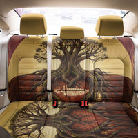 Léopold Sédar Senghor Back Car Seat Cover Sacred Baobab Tree Design African Roots and Symbols Theme Negritude Movement - Wonder Print Shop