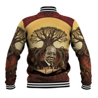 Léopold Sédar Senghor Baseball Jacket Sacred Baobab Tree Design African Roots and Symbols Theme Negritude Movement - Wonder Print Shop