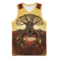 Léopold Sédar Senghor Basketball Jersey Sacred Baobab Tree Design African Roots and Symbols Theme Negritude Movement - Wonder Print Shop
