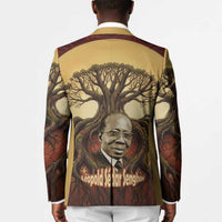 Léopold Sédar Senghor Blazer Sacred Baobab Tree Design African Roots and Symbols Theme Negritude Movement - Wonder Print Shop