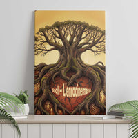 Léopold Sédar Senghor Canvas Wall Art Sacred Baobab Tree Design African Roots and Symbols Theme Negritude Movement - Wonder Print Shop