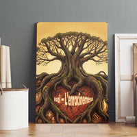 Léopold Sédar Senghor Canvas Wall Art Sacred Baobab Tree Design African Roots and Symbols Theme Negritude Movement - Wonder Print Shop