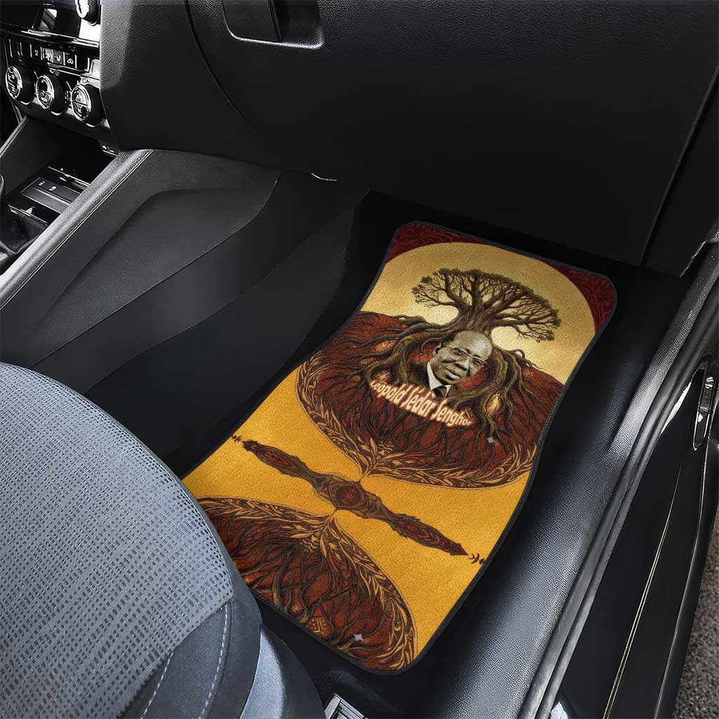 Léopold Sédar Senghor Car Mats Sacred Baobab Tree Design African Roots and Symbols Theme Negritude Movement - Wonder Print Shop