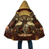 Léopold Sédar Senghor Cloak Sacred Baobab Tree Design African Roots and Symbols Theme Negritude Movement - Wonder Print Shop