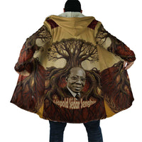 Léopold Sédar Senghor Cloak Sacred Baobab Tree Design African Roots and Symbols Theme Negritude Movement - Wonder Print Shop