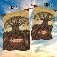 Léopold Sédar Senghor Garden Flag Sacred Baobab Tree Design African Roots and Symbols Theme Negritude Movement - Wonder Print Shop