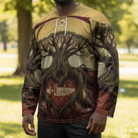 Léopold Sédar Senghor Hockey Jersey Sacred Baobab Tree Design African Roots and Symbols Theme Negritude Movement - Wonder Print Shop
