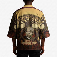Léopold Sédar Senghor Kimono Sacred Baobab Tree Design African Roots and Symbols Theme Negritude Movement - Wonder Print Shop