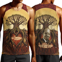 Léopold Sédar Senghor Men Tank Top Sacred Baobab Tree Design African Roots and Symbols Theme Negritude Movement - Wonder Print Shop