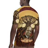 Léopold Sédar Senghor Rugby Jersey Sacred Baobab Tree Design African Roots and Symbols Theme Negritude Movement - Wonder Print Shop
