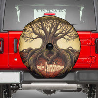 Léopold Sédar Senghor Spare Tire Cover Sacred Baobab Tree Design African Roots and Symbols Theme Negritude Movement - Wonder Print Shop