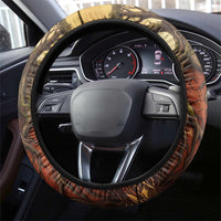 Léopold Sédar Senghor Steering Wheel Cover Sacred Baobab Tree Design African Roots and Symbols Theme Negritude Movement - Wonder Print Shop