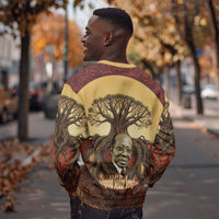 Léopold Sédar Senghor Sweatshirt Sacred Baobab Tree Design African Roots and Symbols Theme Negritude Movement - Wonder Print Shop