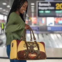 Léopold Sédar Senghor Travel Bag Sacred Baobab Tree Design African Roots and Symbols Theme Negritude Movement - Wonder Print Shop