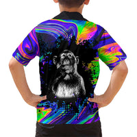 Funny Psychedelic Monkey Thinker Hawaiian Shirt Trippy Curiosity Vibes